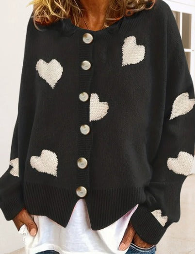 Isabella | Heart Cardigan