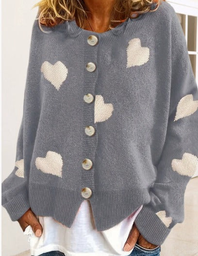 Sophia | Heart Cardigan