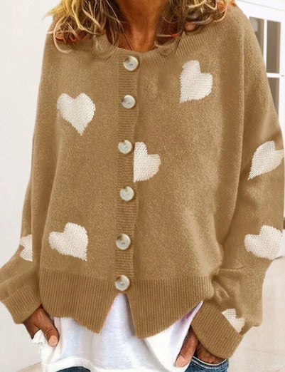 Emily | Heart Cardigan