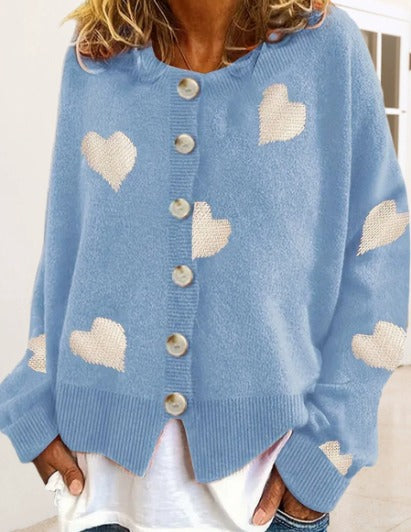 Olivia | Heart Cardigan
