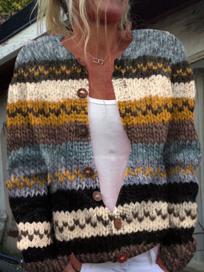Jasmine | Pattern Knitted Cardigan