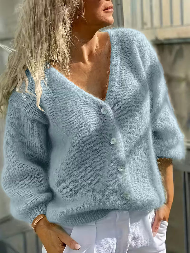 Women's Long Sleeve Knitted Sweater