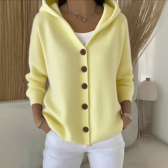 Trendy Hooded Cardigan