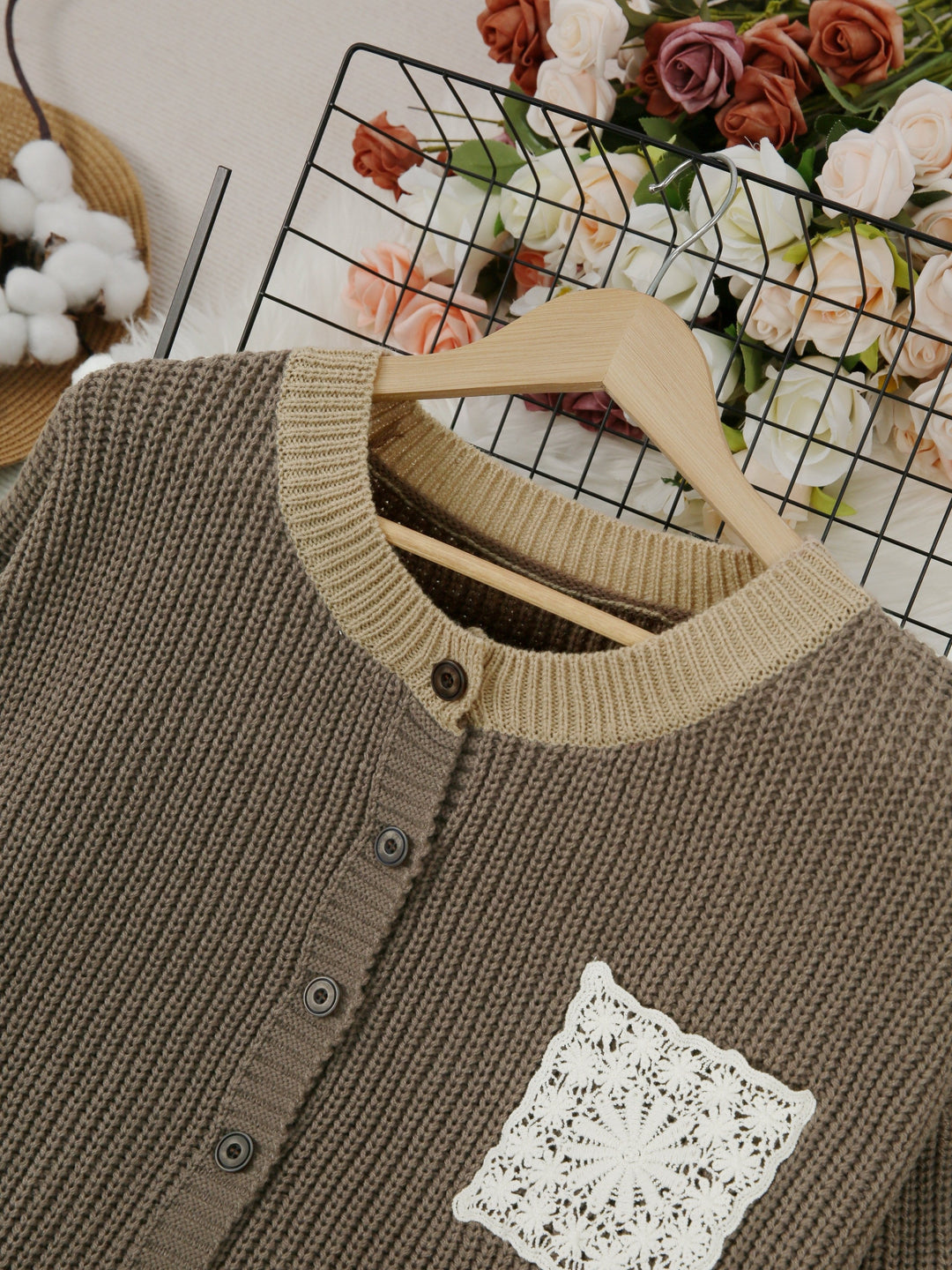 Maricel | Knitted Pocket Cardigan