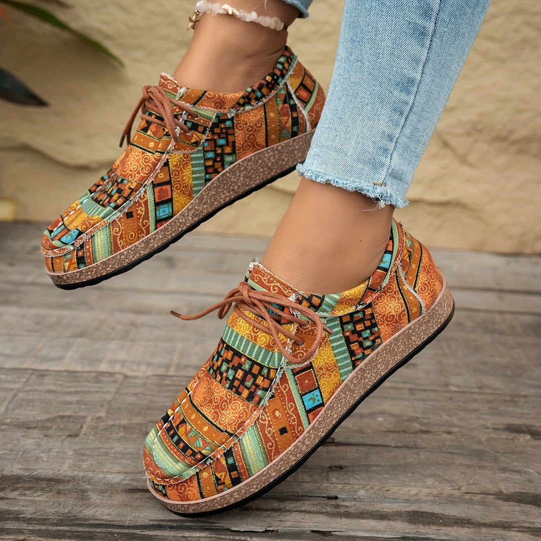 Women’s Vintage Lace-Up Sneakers