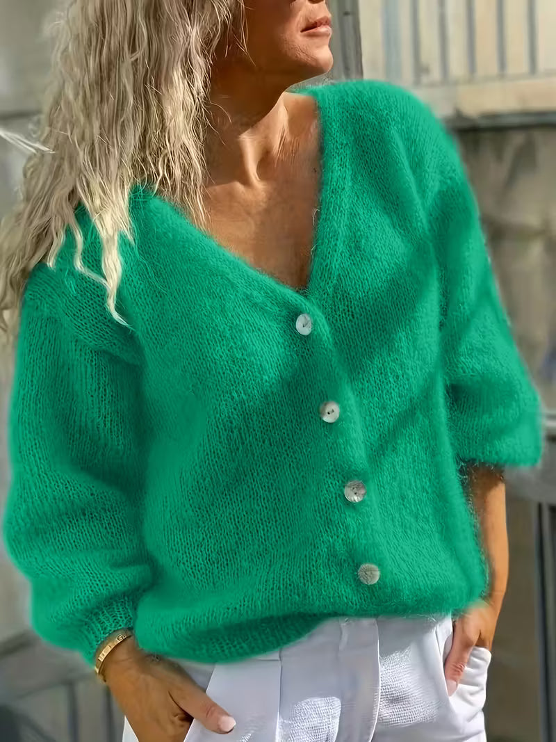 Women's Long Sleeve Knitted Sweater