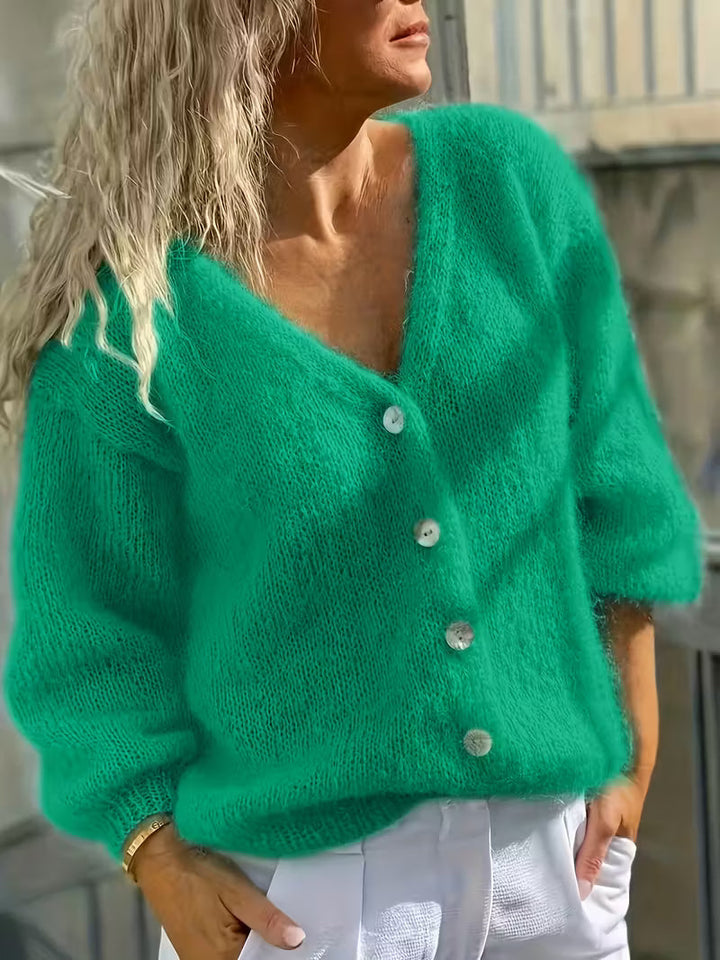 Women's Long Sleeve Knitted Sweater