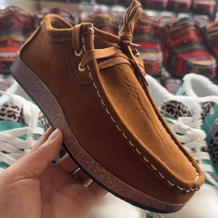 Women’s Vintage Lace-Up Sneakers