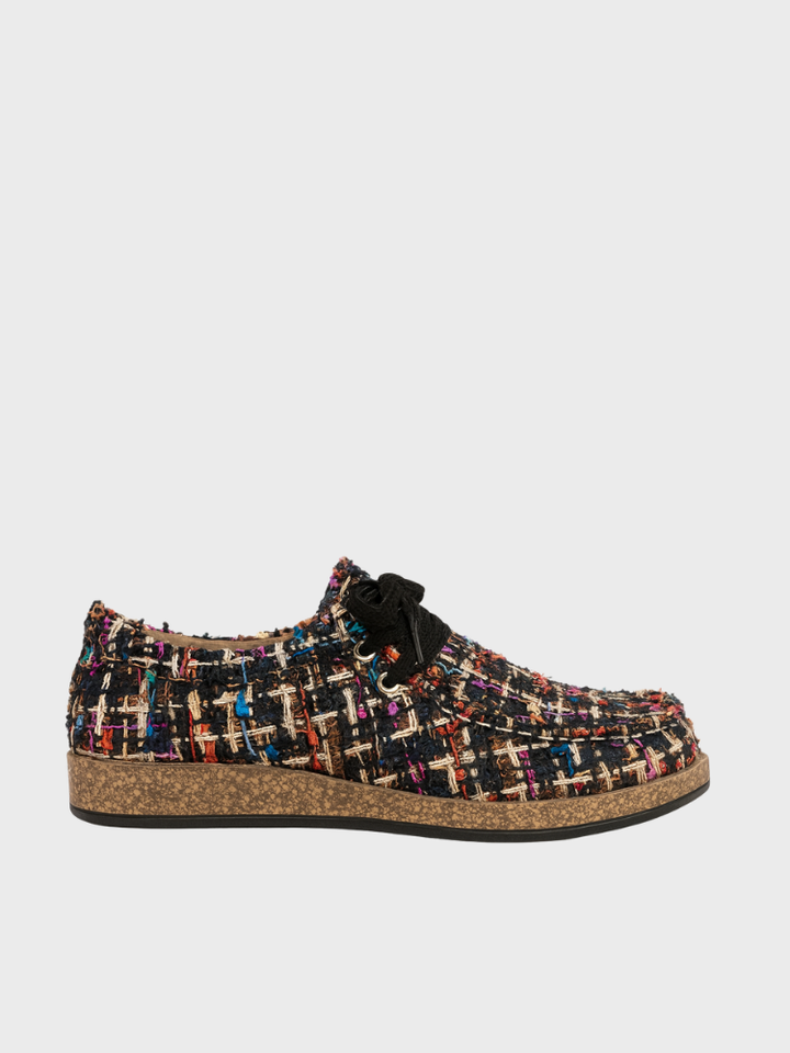 Women’s Vintage Woven Lace-Up Sneakers