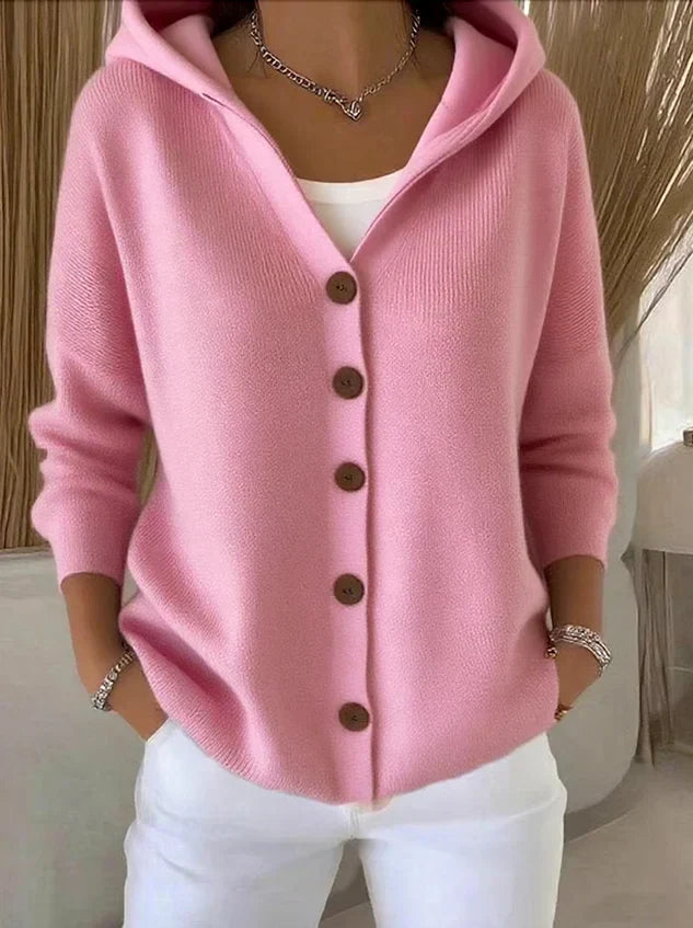 Trendy Hooded Cardigan