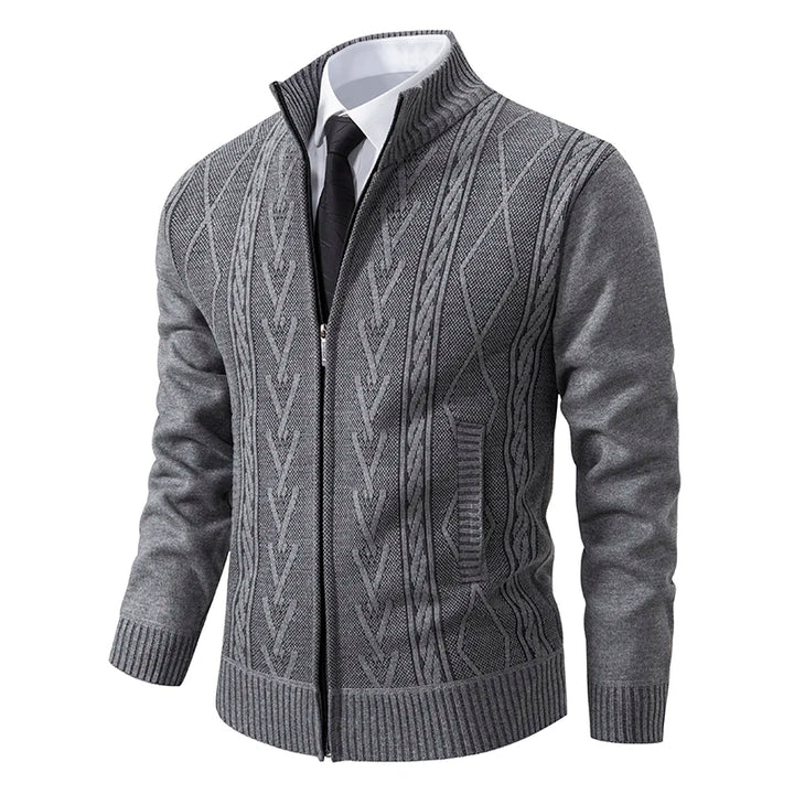 Elias | Zip-Up Vintage Cardigan