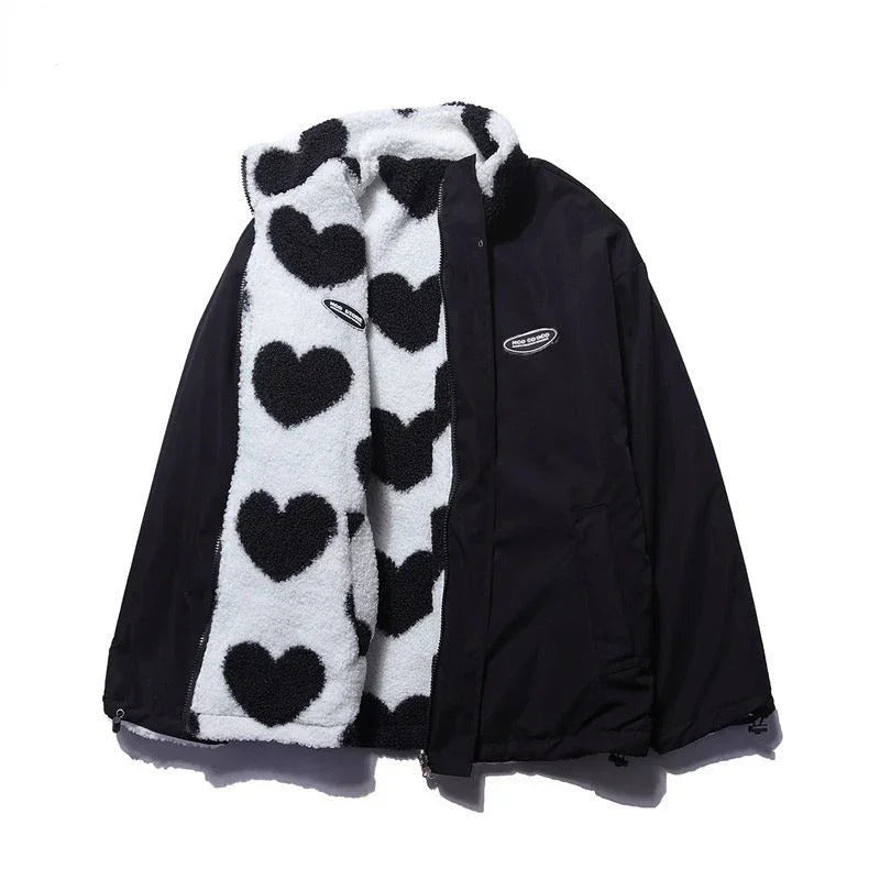 Women's Reversible Heart Jacket