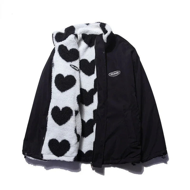 Women's Reversible Heart Jacket