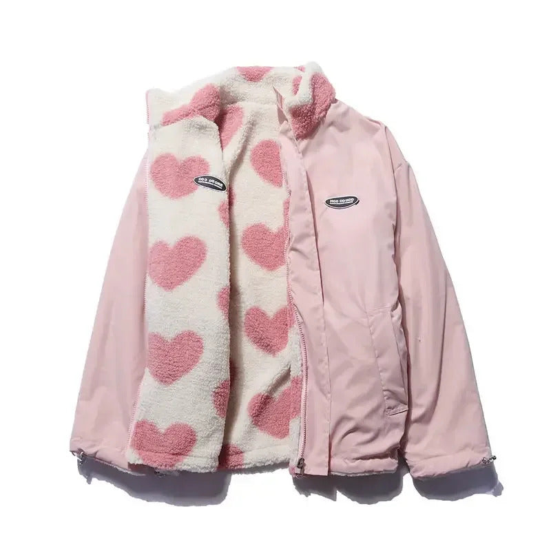 Women's Reversible Heart Jacket