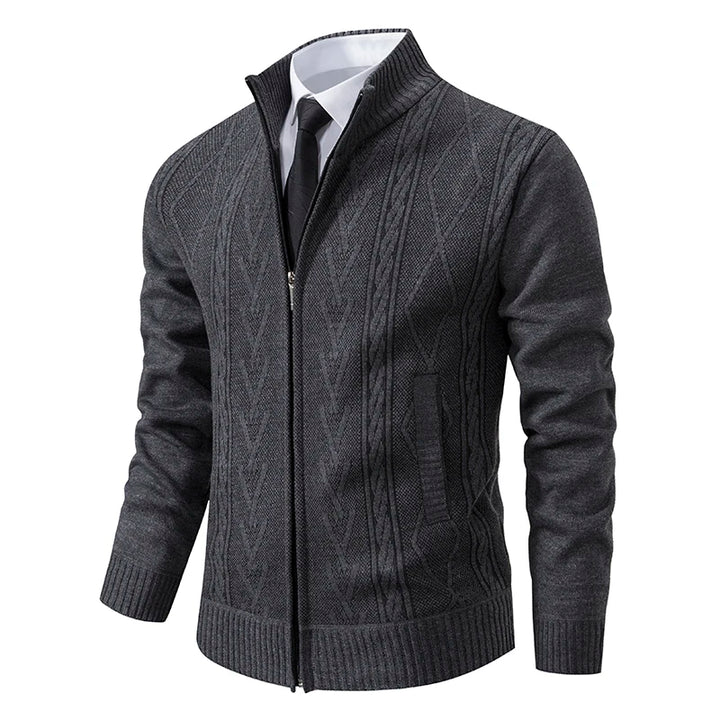 Elias | Zip-Up Vintage Cardigan