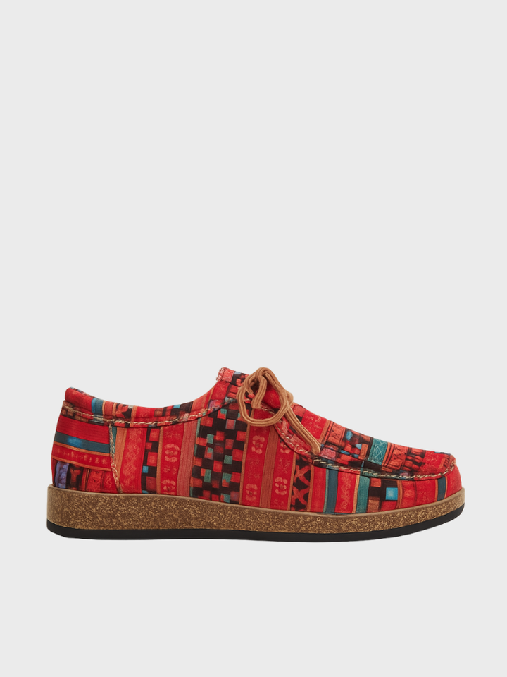 Women’s Vintage Boho Lace-Up Sneakers