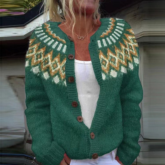 Erin | Vintage Icelandic Wool Cardigan