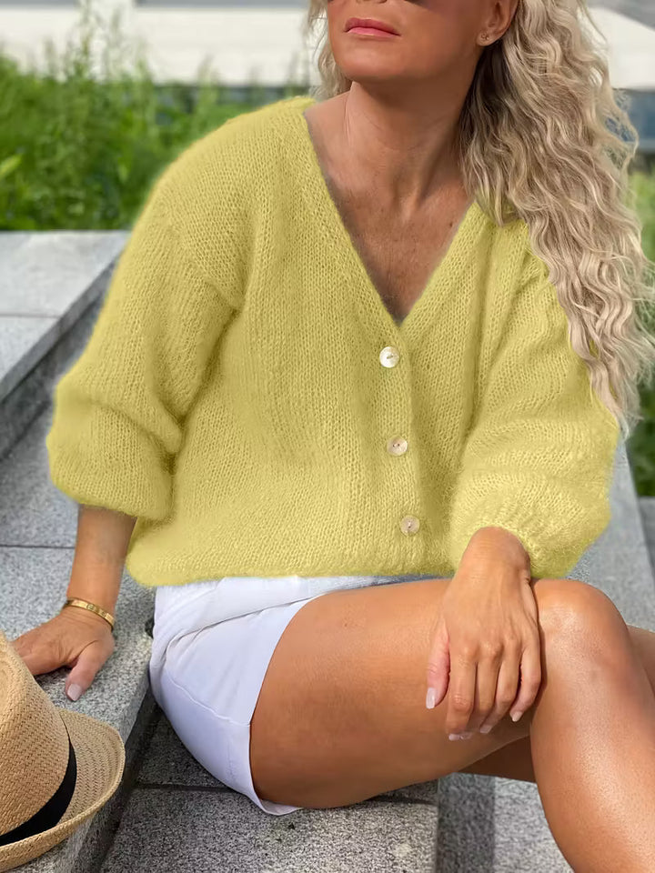 Women's Long Sleeve Knitted Sweater
