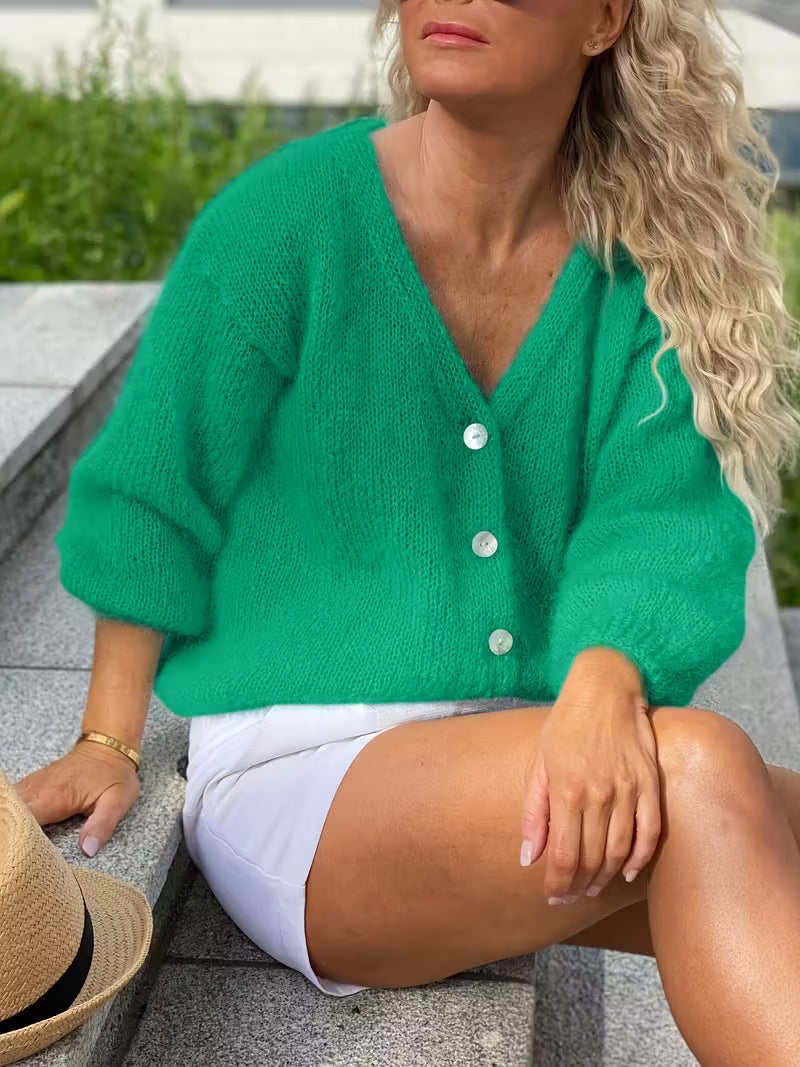 Women's Long Sleeve Knitted Sweater