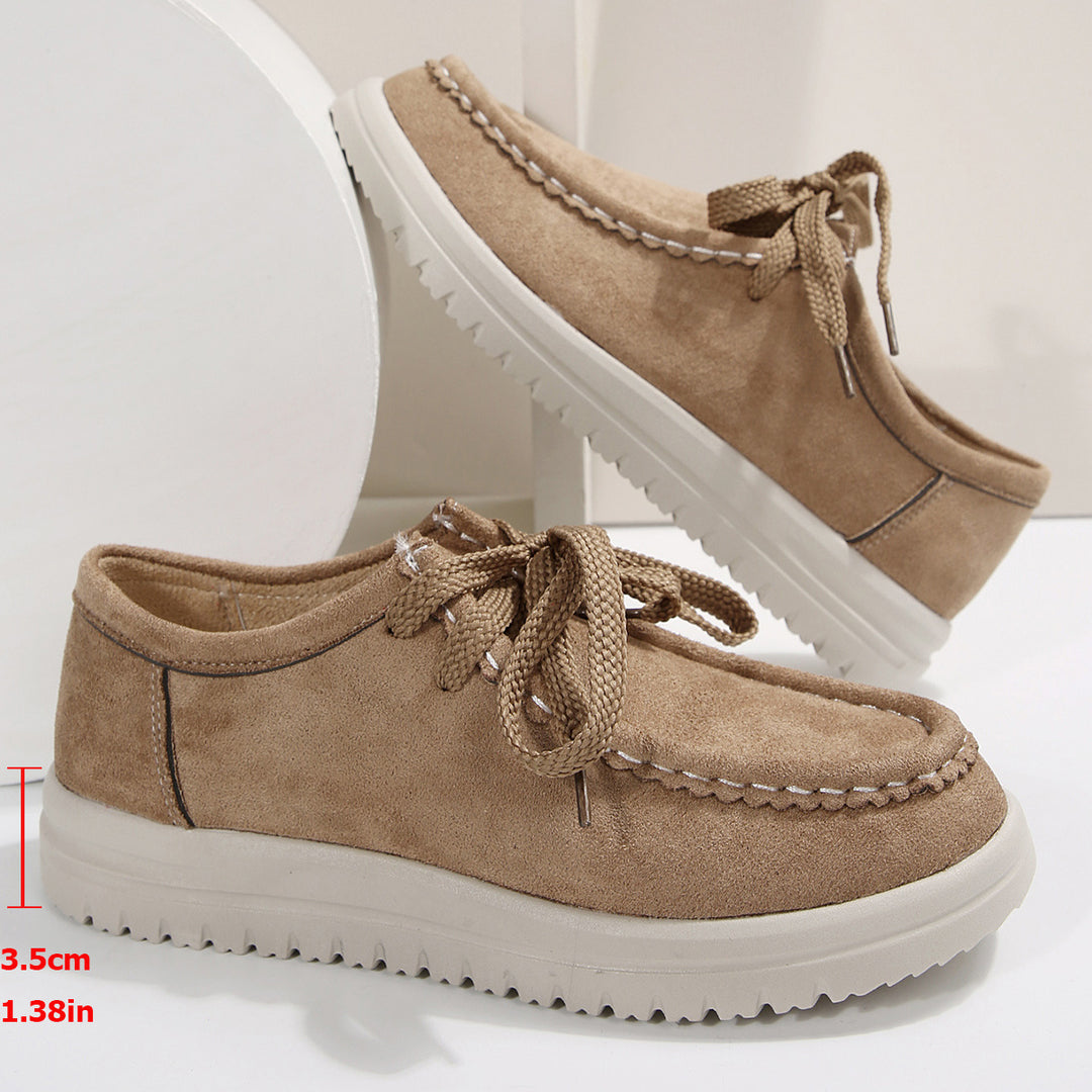 Women’s Vintage Lace-Up Moccasin Shoes