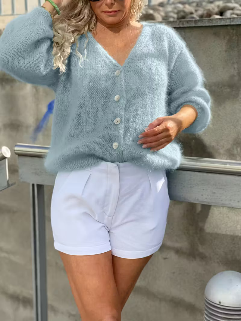 Women's Long Sleeve Knitted Sweater