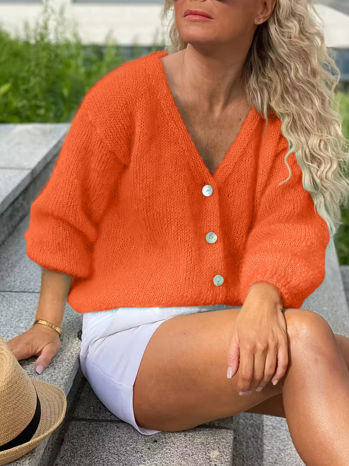 Women's Long Sleeve Knitted Sweater