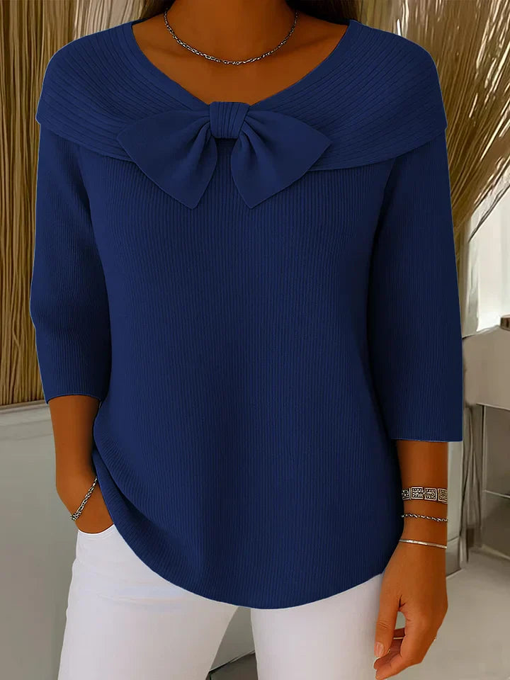 Women's Round Neck Knitted Sweater