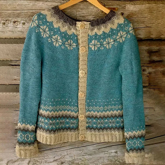 Micah | Vintage Icelandic Wool Cardigan