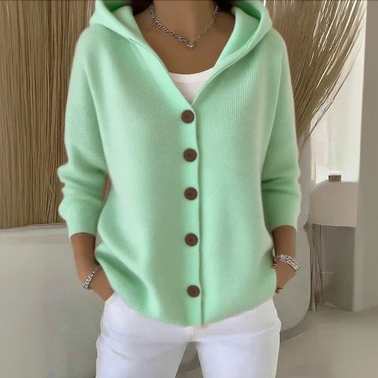 Trendy Hooded Cardigan
